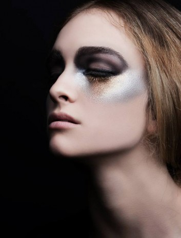 creative-makeup-trucco-black-gold-silver