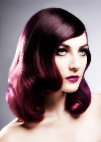 retro-waves-makeup-magenta-vintage-beauty